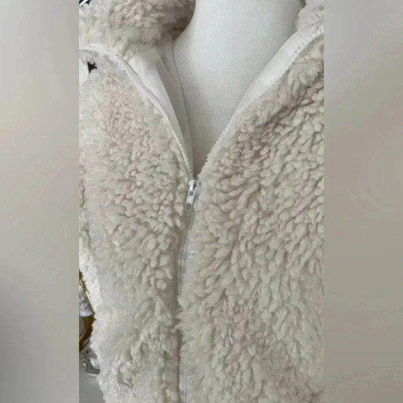 New LONG SLEEVE TEDDY BEAR ZIP UP JACKET Size Small - Picture 11 of 15